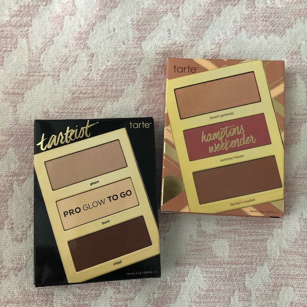 Tarte Pro Glow To Go & Hampton Weekender Palette